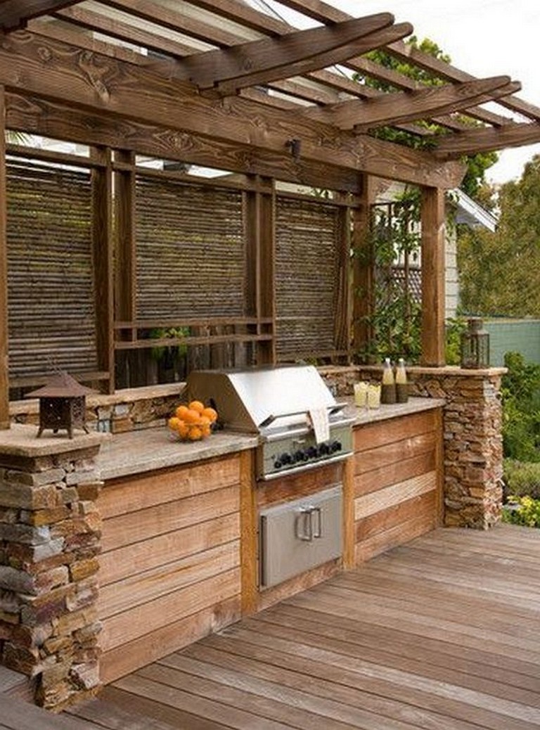 21+ Top Small Rustic Kitchen Designs For Outdoor - Page 13 of 23